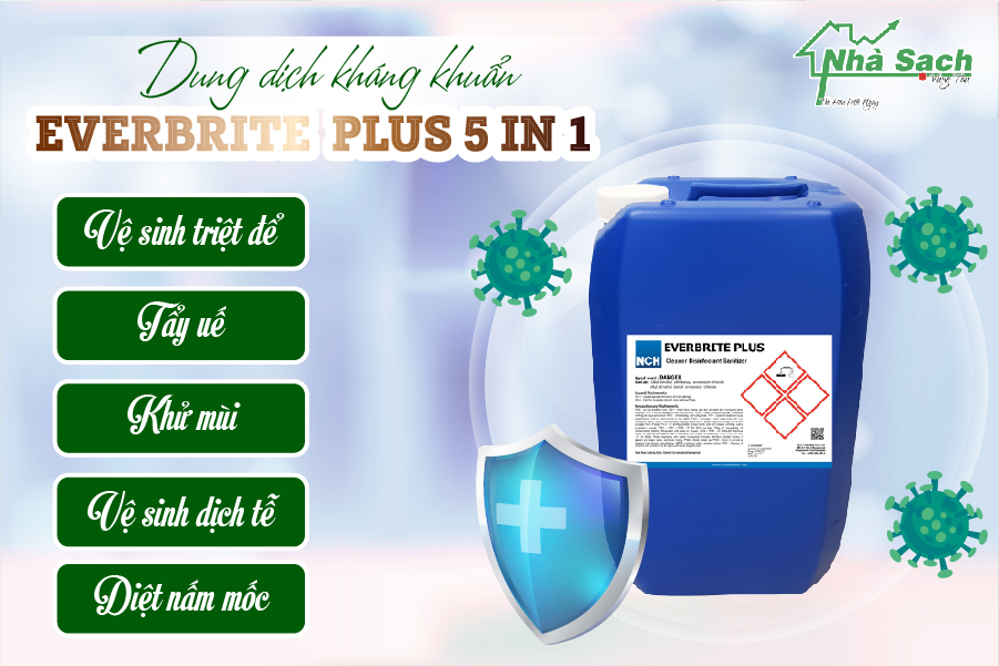 Dung dịch khử khuẩn EverBrite Plus 5 in 1